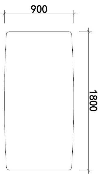 900×1800×6mm